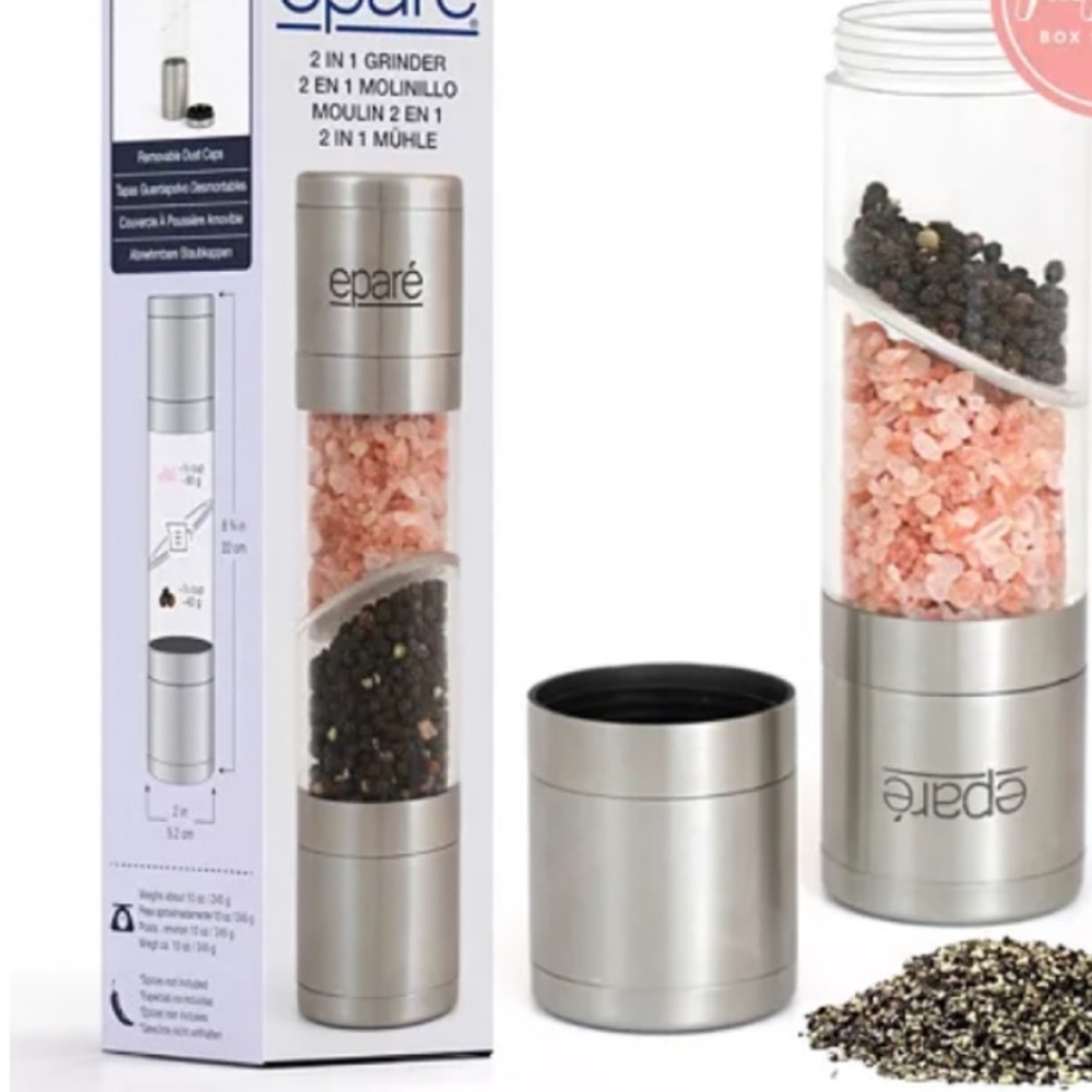 NWT NIB Epare 2 in 1 Grinder